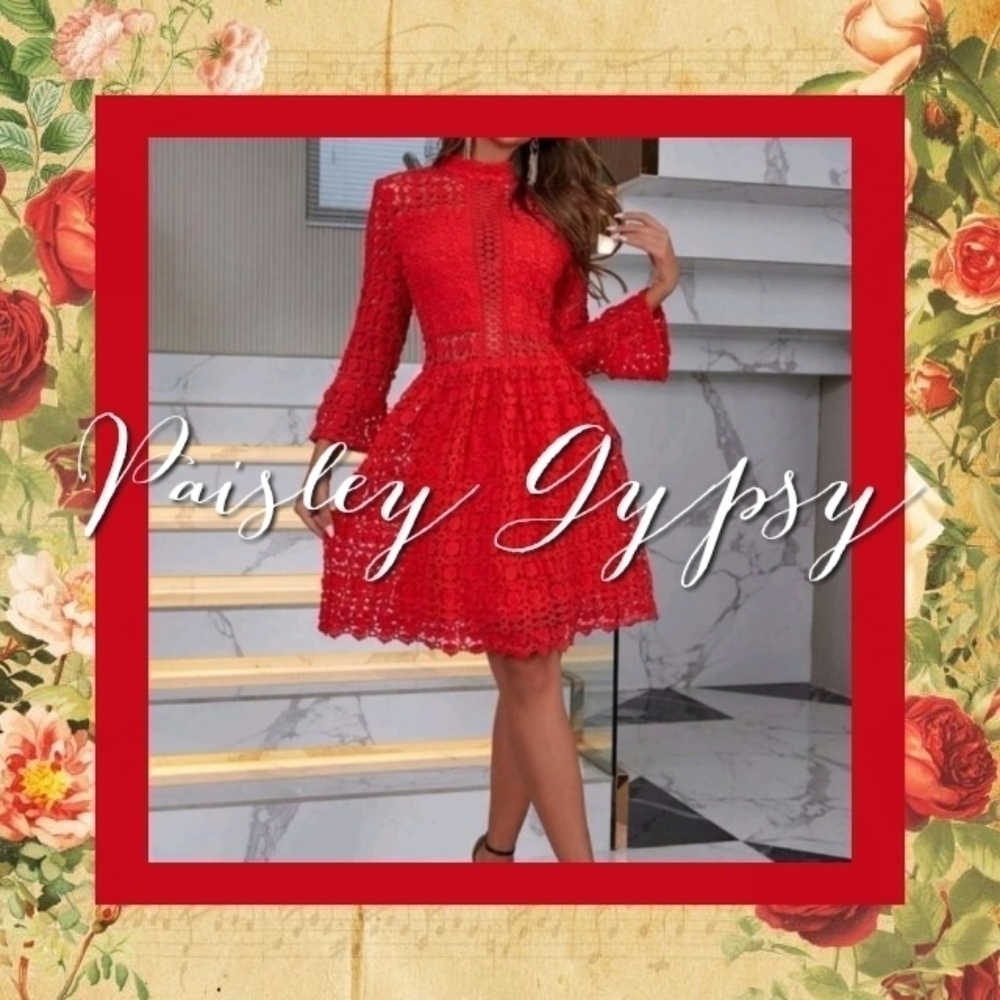 PREMIUM BRANDED LACE DRESS - Picture 5 of 14